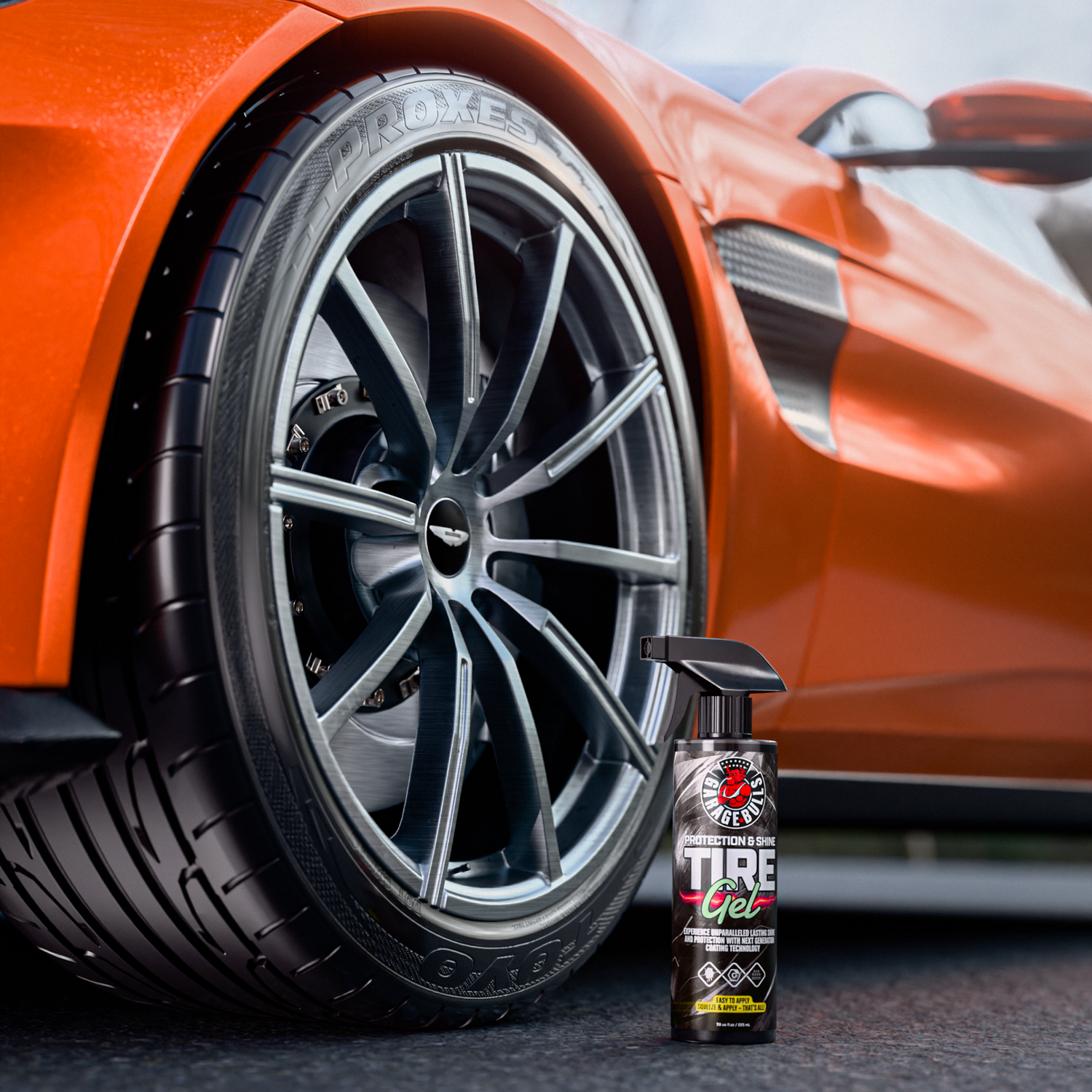 TIRE GEL SPRAY - ShineGloss™ Technology