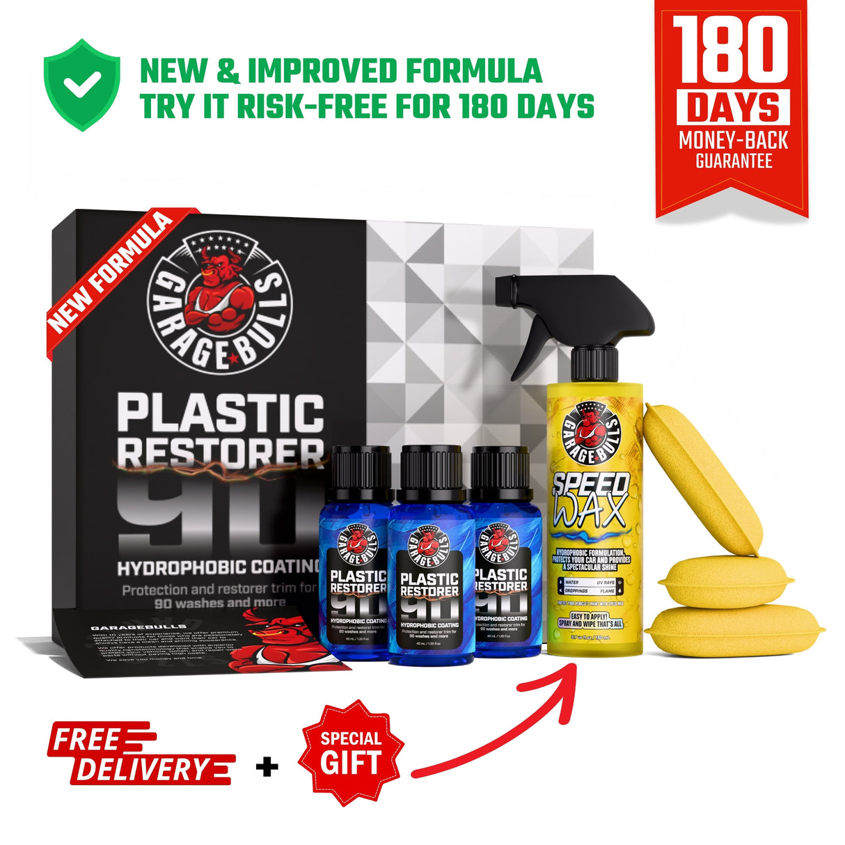 PLASTIC RESTORER & HYDROPHOBIC TRIM COATING
