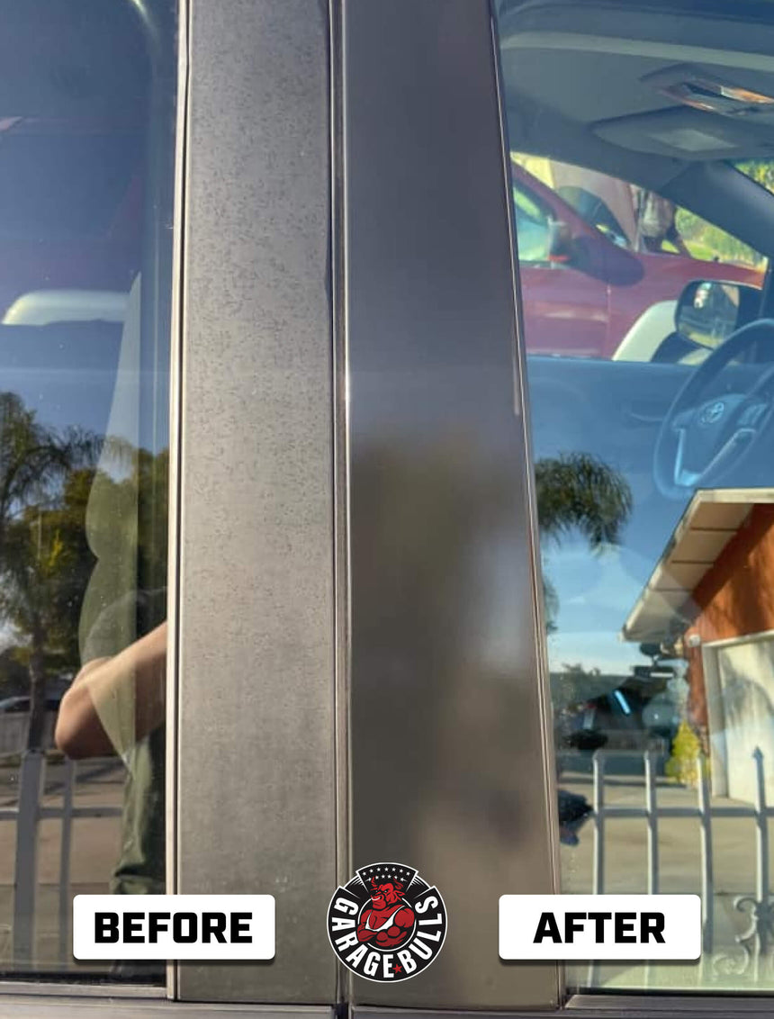 Car Plastic Part Restorer Crystal Coating w/ Sponge For Car Door Frames  Panels