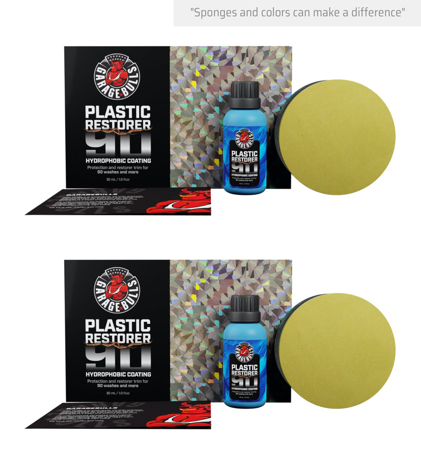 TR RimPro-Tec® Back to Black Plastic Restorer for Car Exterior, Interior  Plastics, Rubber, Vinyl Full Retail Kit That Contains One time Application