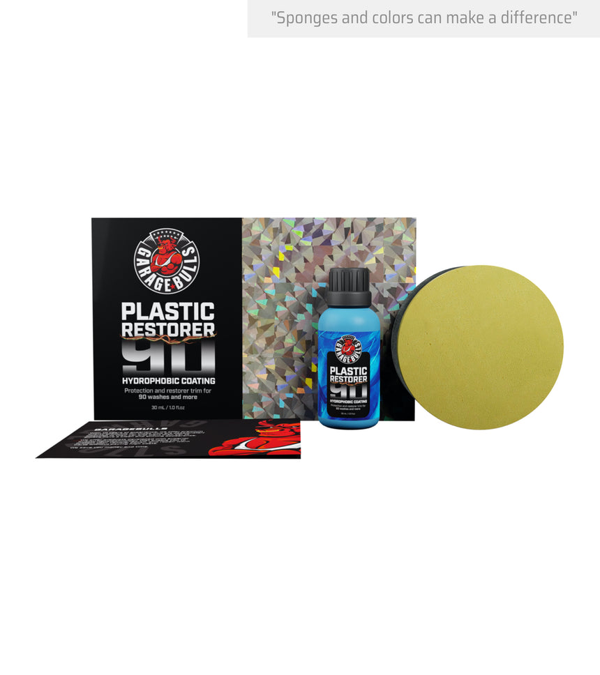 TR RimPro-Tec® Bring Back to Black Plastic Restorer for Exterior, Interior  Plastics, Rubber, Vinyl Full Retail Kit That Contains One time Application  Every 12 Months (BBB Full Kit in Bag) : 